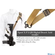 BlackRapid Sport X FA Digital Desert Arid Rifle Sling with QD Swivel Locking Carabiner (Single Point)
