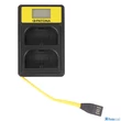 Patona SMART DUPLA LCD USB AKKUMULÁTOR TÖLTŐ CANON LP-E6 EOS 5D 60D 60DA 6D 7D EOS70D EOS-70D LP-E6 MARK II