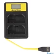 Patona SMART DUPLA LCD USB AKKUMULÁTOR TÖLTŐ NIKON EN-EL15 ENEL15 D600 D610 D7000 D7100 D800 D8000 D800E D810 Z6 Z7