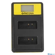 Patona SMART DUPLA LCD USB AKKUMULÁTOR TÖLTŐ CANON LP-E12 LPE12 EOS M
