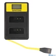 Patona SMART DUPLA LCD USB AKKUMULÁTOR TÖLTŐ CANON LP-E12 LPE12 EOS M