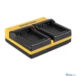Patona DUPLA AKKUMULÁTOR TÖLTŐ SAMSUNG BP-1030 NX NX200 NX-200 NX300 NX-300 MICRO-USB KÁBELLEL