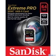SanDisk 64GB Extreme Pro  SDXC™ memóriakártya (300/300 MB/s), 8K, V90, UHS-II