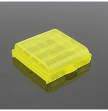 4 DB AA/AAA ELEM TARTÓ/TÁROLÓ TOK/DOBOZ SÁRGA