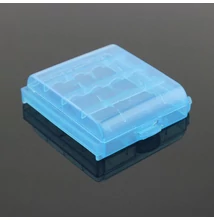 4 DB AA/AAA ELEM TARTÓ/TÁROLÓ TOK/DOBOZ KÉK