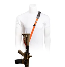 BlackRapid Cross Shot FA Orange Rifle Sling with Swivel Locking Carabiner (Single Point)