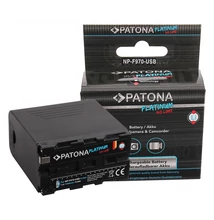 Patona PLATINUM AKKUMULÁTOR SONY NP-F970 F960 F950 INCL. POWERBANK 5V/2A USB OUTPUT 10500MAH AND MICRO USB INPUT