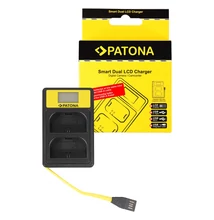 Patona SMART DUPLA LCD USB AKKUMULÁTOR TÖLTŐ CANON LP-E6 EOS 5D 60D 60DA 6D 7D EOS70D EOS-70D LP-E6 MARK II