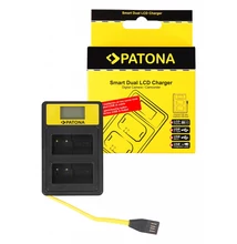 Patona SMART DUPLA LCD USB AKKUMULÁTOR TÖLTŐ PANASONIC MW-BLC12PP V-LUX 4 PANASONIC DMW-BLC12PP