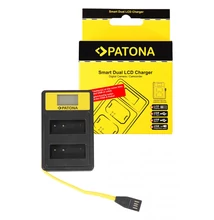 Patona SMART DUPLA LCD USB AKKUMULÁTOR TÖLTŐ PANASONIC DMW-BLG10 CSBLG10MC CS-BLG10MC DMWBLG10 DMW-BLG10