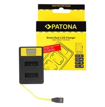 Patona SMART DUPLA LCD USB AKKUMULÁTOR TÖLTŐ CANON NB-13L POWERSHOT G5 X G5X G7 X G7 X MARK II G7X G9 X G9X