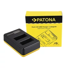Patona DUPLA LCD USB AKKUMULÁTOR TÖLTŐ CANON LP-E17 EOS 750D 760D 8000D KISS X8I REBEL REBEL T6I