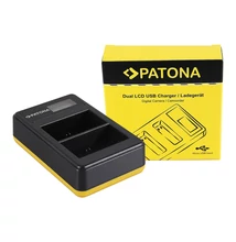 Patona DUPLA LCD USB AKKUMULÁTOR TÖLTŐ CANON LP-E6 5D 60D 60DA 6D 7D EOS-70D