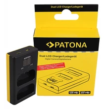 Patona DUPLA LCD USB AKKUMULÁTOR TÖLTŐ PANASONIC DMW-BLJ31 LUMIX DC-S1 DC-S1R DC-S1H