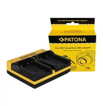 Patona DUPLA AKKUMULÁTOR TÖLTŐ CANON NB-2L CAMCORDER MV5 MV5I MV5IMC MV6IMC MV790 MV800 MICRO-USB KÁBELLEL