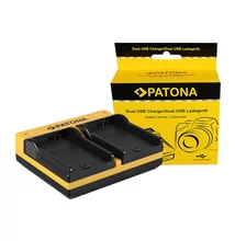 Patona DUPLA AKKUMULÁTOR TÖLTŐ CANON BP-308 ELURA 100 BP-308 DC10 DC100 DC20 DC21 DC210 DC220 INKL. MICRO-