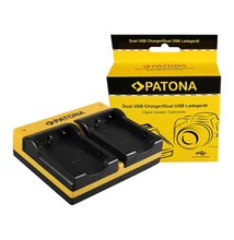Patona DUPLA AKKUMULÁTOR TÖLTŐ FUJIFILM FUJI NP-40 FINEPIX F30 F-30 F31 F-31 F31FD F-31FD F402  MICRO USB KÁBELLEL