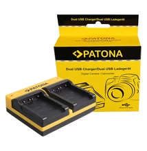 Patona DUPLA AKKUMULÁTOR TÖLTŐ SONY NP-FT1 NP-FR1 DSC-T1 DSC-T3 DSC-T5 DSC-T9 DSC-T10 L1 DSC-T33 DSC-T11MICRO-USB KÁBELLEL