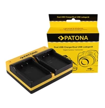Patona DUPLA AKKUMULÁTOR TÖLTŐ NIKON EN-EL2 COOLPIX 2500 3500 SQ MICRO-USB KÁBELLEL