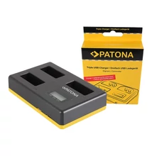 Patona USB 3-AS AKKUMULÁTOR TÖLTŐ CANON LP-E17 EOS 750D, EOS 760D, EOS 8000D, KISS X8I, REBEL, REBEL T6I, REBEL T6S, T6I, T6S INCL. USB TYPE C CABLE