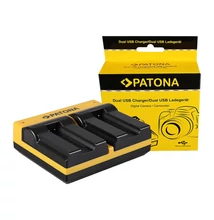 Patona DUPLA AKKUMULÁTOR TÖLTŐ CANON NB-9L DIGITAL IXUS 1000 1000HS 1100HS 500 HS 510HS NB-9L MICRO-USB KÁBELLEL
