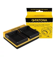 Patona DUPLA AKKUMULÁTOR TÖLTŐ CANON LP-E10 EOS EOS1100D EOS-1100D REBEL T3 LP-E10 KISS X50 INKL. MICRO-US