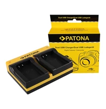 Patona DUPLA AKKUMULÁTOR TÖLTŐ NIKON EN-EL24 1 J5 MICRO-USB KÁBELLEL