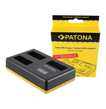 Patona USB 3-AS AKKUMULÁTOR TÖLTŐ CANON LP-E8 EOS-450D EOS-550 EOS REBEL T2I INCL. USB TYPE C CABLE