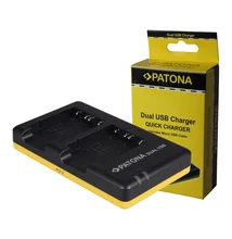 Patona DUPLA - GYORS AKKUMULÁTOR TÖLTŐ SONY NP-BG1 DSC H55 H70 MICRO-USB kábel