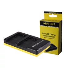 Patona DUPLA - GYORS AKKUMULÁTOR TÖLTŐ SONY NP-FP30 FP50 FP51 MICRO-USB kábel