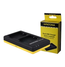 Patona DUPLA - GYORS AKKUMULÁTOR TÖLTŐ FINEPIX X-PRO 1 HS30 EXR MICRO-USB kábellel
