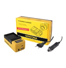 Patona AKKUMULÁTOR TÖLTŐ OLYMPUS BLH1 BLH-1 SZINKRON USB LCD KIJELZŐVEL
