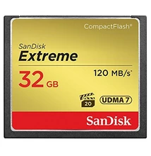 SanDisk 32GB Extreme CompactFlash™ memóriakártya (120/85 MB/s)