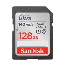 SanDisk 128GB SDXC™ Ultra™  memóriakártya (140 MB/s seb.) UHS-1, class 10