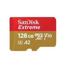 SanDisk 128GB microSDXC™ Mobile Extreme™ memóriakártya + adapter, (190/90 MB/s),V30, UHS-I, A2, C10 + Rescue Pro Deluxe