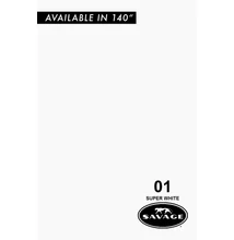 Savage Papírháttér 1.35m x 11m (01 super white)