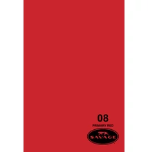 Savage Papírháttér 1.35m x 11m (08 primary red)