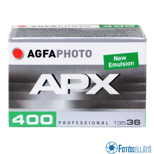 Agfa APX 400 135-36 professional fekete-fehér negatív kisfilm