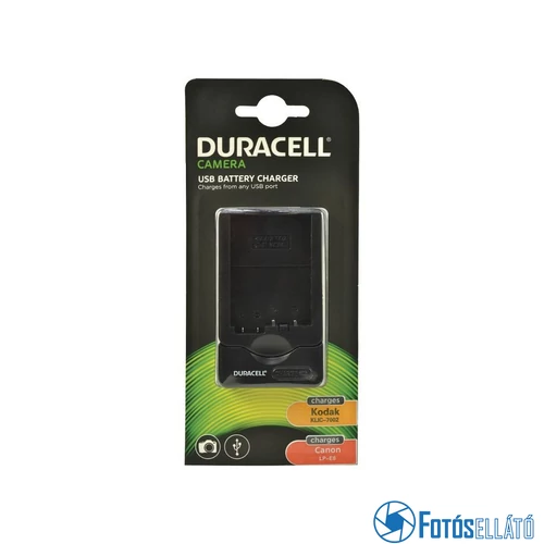 Duracell Canon lp-e8 / kodak klic-7002 li-ion akkumulátortöltő utángyártott (usb-s)