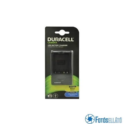 Duracell Nikon en-el23 / panasonic dmw-blh7 li-ion akkumulátortöltő utángyártott (usb-s)