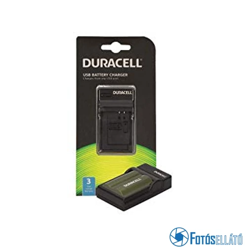 Duracell Nikon en-el3e / fujifilm np-150 li-ion akkumulátortöltő utángyártott (usb-s)