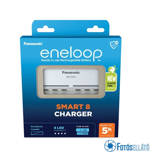 ENELOOP BQ-CC63 1/8DB AA/AAA AKKUMULÁTOR TÖLTÉSÉRE