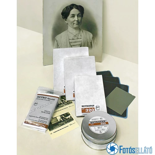 Foma Retropan 320 Síkfilm 4X5" (10,2X12,7 Cm) | 25 Lap / Csomag