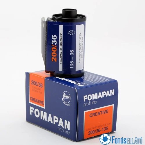 Foma Fomapan 200 135-36 Fekete-Fehér Negatív Kisfilm