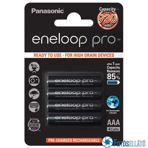 ENELOOP PRO BK-4HCDE/4BE AAA 930MAH NI-MH akkumulátor