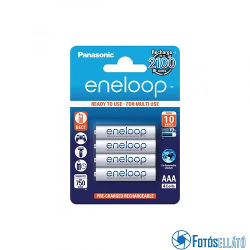 ENELOOP BK-4MCCE/4BE AAA 750MAH NI-MH akkumulátor