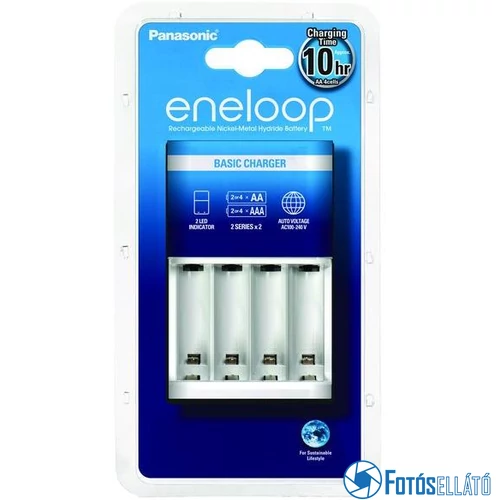 ENELOOP BQ-CC51E IDŐZÍTŐS AKKUTÖLTŐ 2/4 DB AA/AAA AKKUMULÁTOR TÖLTÉSÉRE