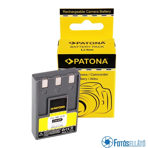 Patona AKKUMULÁTOR CANON IXUS V/V2/V3/300/400/430/500 NB-1LH NB1LH