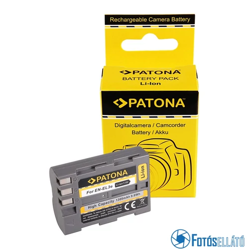 Patona AKKUMULÁTOR NIKON D700 D300 D200 D100 D80 D70 D50 EN-EL3E
