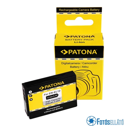 Patona AKKUMULÁTOR NIKON COOLPIX P300 S70 S710 S610 S610C S620 ENEL12